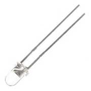 LED 3MM BRANCO 6000MCD