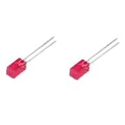 LED 5X2 VERME. 0.8MCD