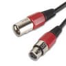 CABO XLR PRO. MC/FM 10M VERMEL