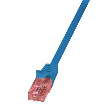 CABO REDE U/UTP 6E 1M BC AZUL