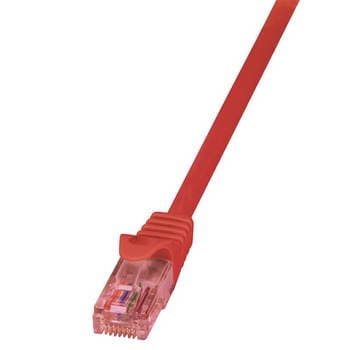 CABO REDE U/UTP 6E 1M BC VERM.