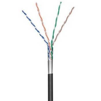 CABO F/UTP CAT5E 100M, PRETO