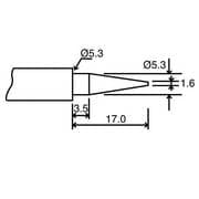 PONTA P/FERRO 1.6MM P/KVTSSCXX