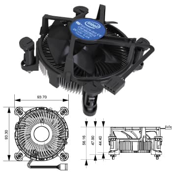 COOLER INTEL COBRE 1700/1200