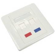 TOMADA DE ENCAS. CAT5E 2XRJ45