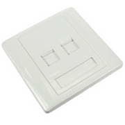 TOMADA DE ENCAS. CAT5E 2XRJ45
