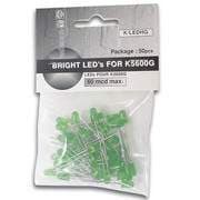 CONJUNTO 50 LEDS VERDES