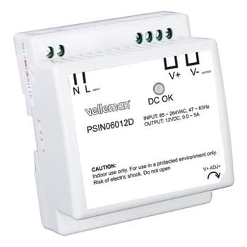 FONTE ALIM. COM. 60W 12V DIN