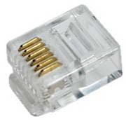 FICHA TELEFONICA RJ12 6P/6C