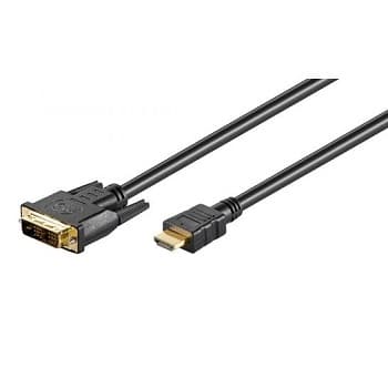 CABO HDMI > DVI M, 1.0M, PRETO