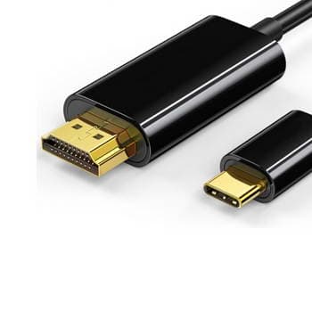 CABO USB-C > HDMI M,1.8M,PRETO