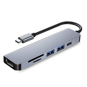 ADP USB-C MULTI PORTAS 6 EM 1