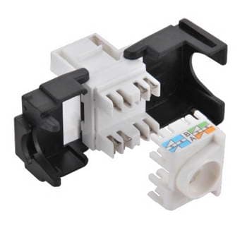 KEYSTONE JACK RJ45 CAT 6 180º
