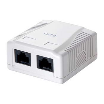 TOMADA P/REDE CAT6 2 X RJ45