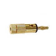 BANANA 4MM PRETO-OURO