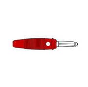 BANANA 4MM VERMELHO-OURO ROSCA