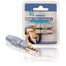 2 XJACK 3.5MM MACHO ST METAL