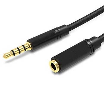 CABO JACK 3.5MM 4P M>F 3M TRRS