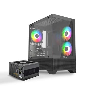 CAIXA MATX RX34CRYSTAL PSU600W