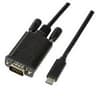 CABO USB-C M P/ VGA M 1.8M