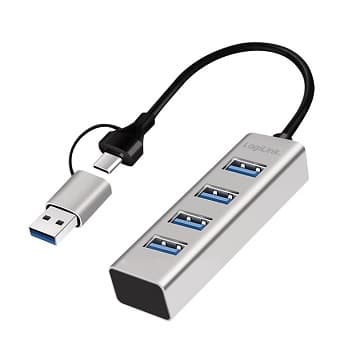 HUB USB 3.1 4 PORTAS USB A + C