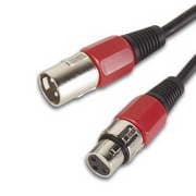 CABO XLR PRO. MC/FM 10M VERMEL