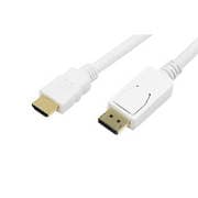 CABO DP>HDMI A M/M 2M, BRANCO