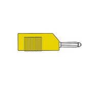 BANANA 4MM MACHO ESP.-AMARELO